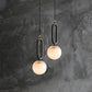 Alabaster Oval Ring Pendant Light    Pendant [product_tags] Fabtiko