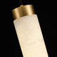 Spain Alabaster Brass Tube Linear Pendant    Pendant [product_tags] Fabtiko