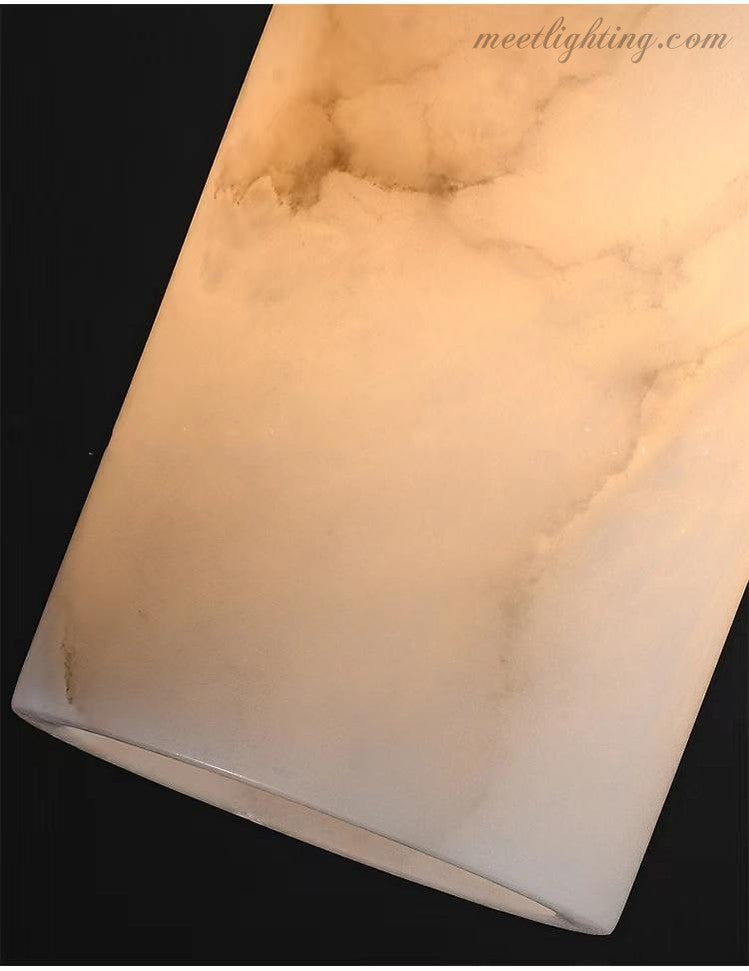 Petra Modern Alabaster Wall Sconce-Meet Lighting