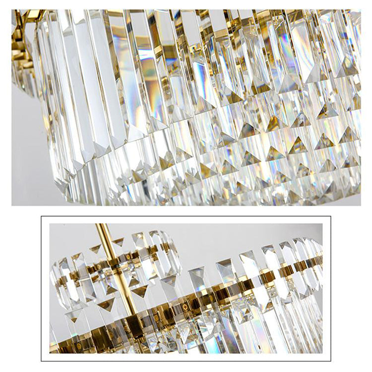 Phyllaris Crystal Chandelier-Meet Lighting