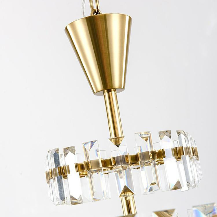 Phyllaris Crystal Chandelier-Meet Lighting