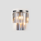 Odeom 2-Tier Crystal Semi-Round Sconce