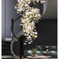 Porcelain Linear Gold Ginkgo Chandelier-Meet Lighting