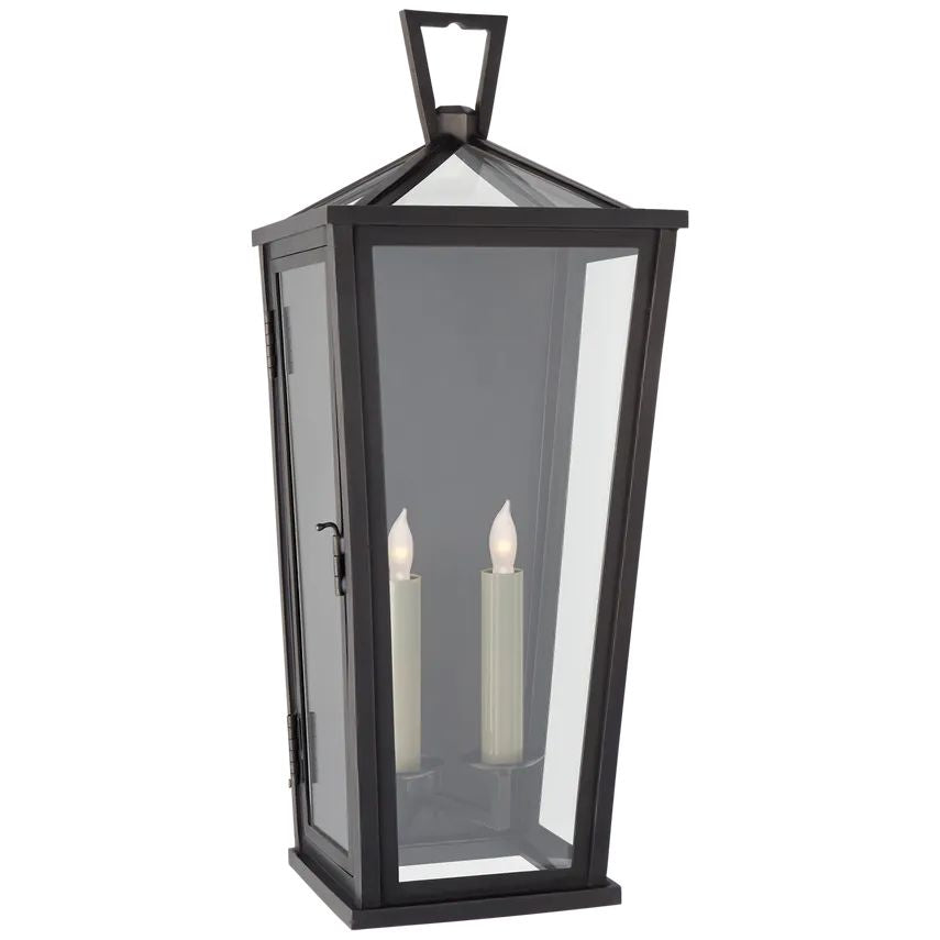 Grosvenor Medium Tall 2-Light Lantern Wall Sconce Outdoor