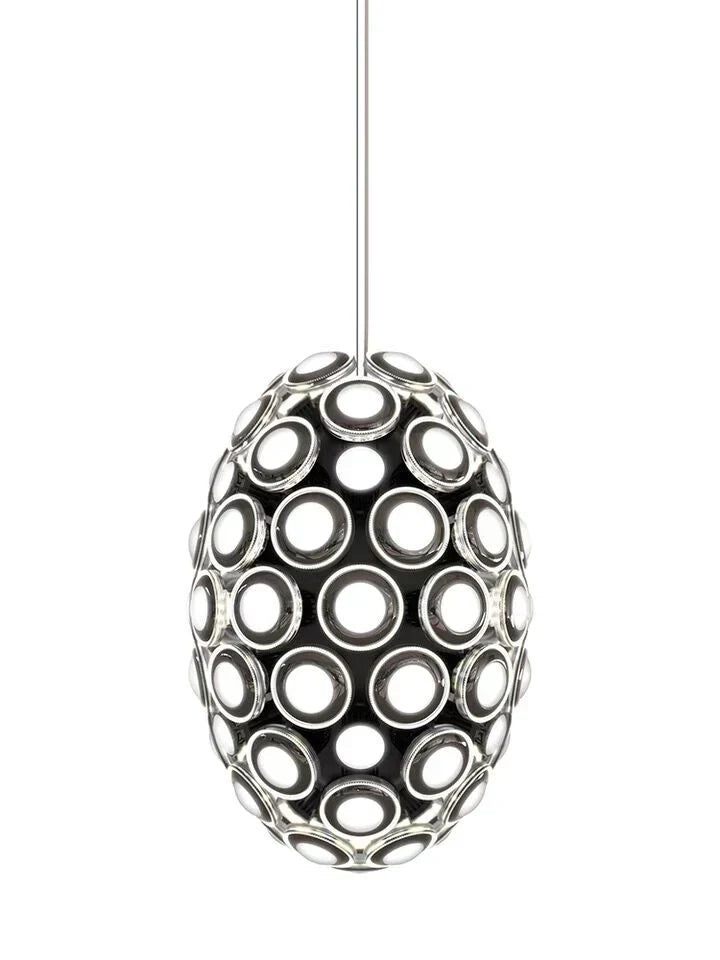 Modern Art Egg-shaped Chandelier Iconic Eyes LED Pendant Light For Dining Room/Living Room-MEET LIGHTING