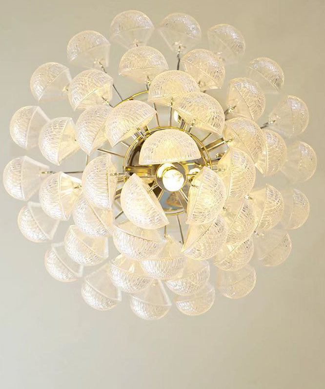 Light Luxury Multi-layered Teardrop Waterfall Chandelier for Living Room/Bedroom-MEET LIGHTING