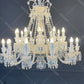 Long Neck Zenith Baccarat Crystal Chandelier