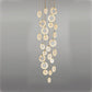 Queenie marble disc Long Round chandelier For Loft-Meet Lighting