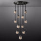 Pearl Round Chandelier 22"