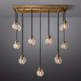 Pearl Rectangle Chandelier 36"