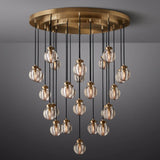 Pearl Round Chandelier 38"