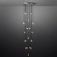 Pearl Round Chandelier 38"