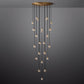 Pearl Round Chandelier 48"