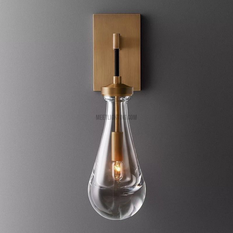 Raindrop Modern Solid Wall Sconce(Cord)-Meet Lighting