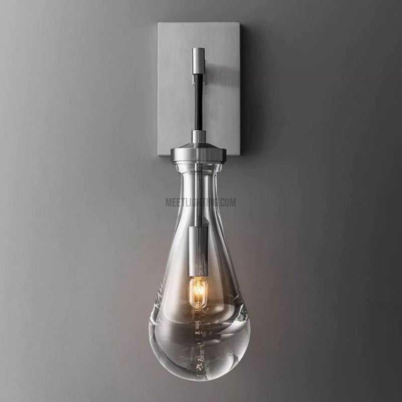 Raindrop Modern Solid Wall Sconce(Cord)-Meet Lighting