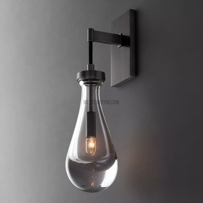 Raindrop Modern Solid Wall Sconce(Cord)-Meet Lighting