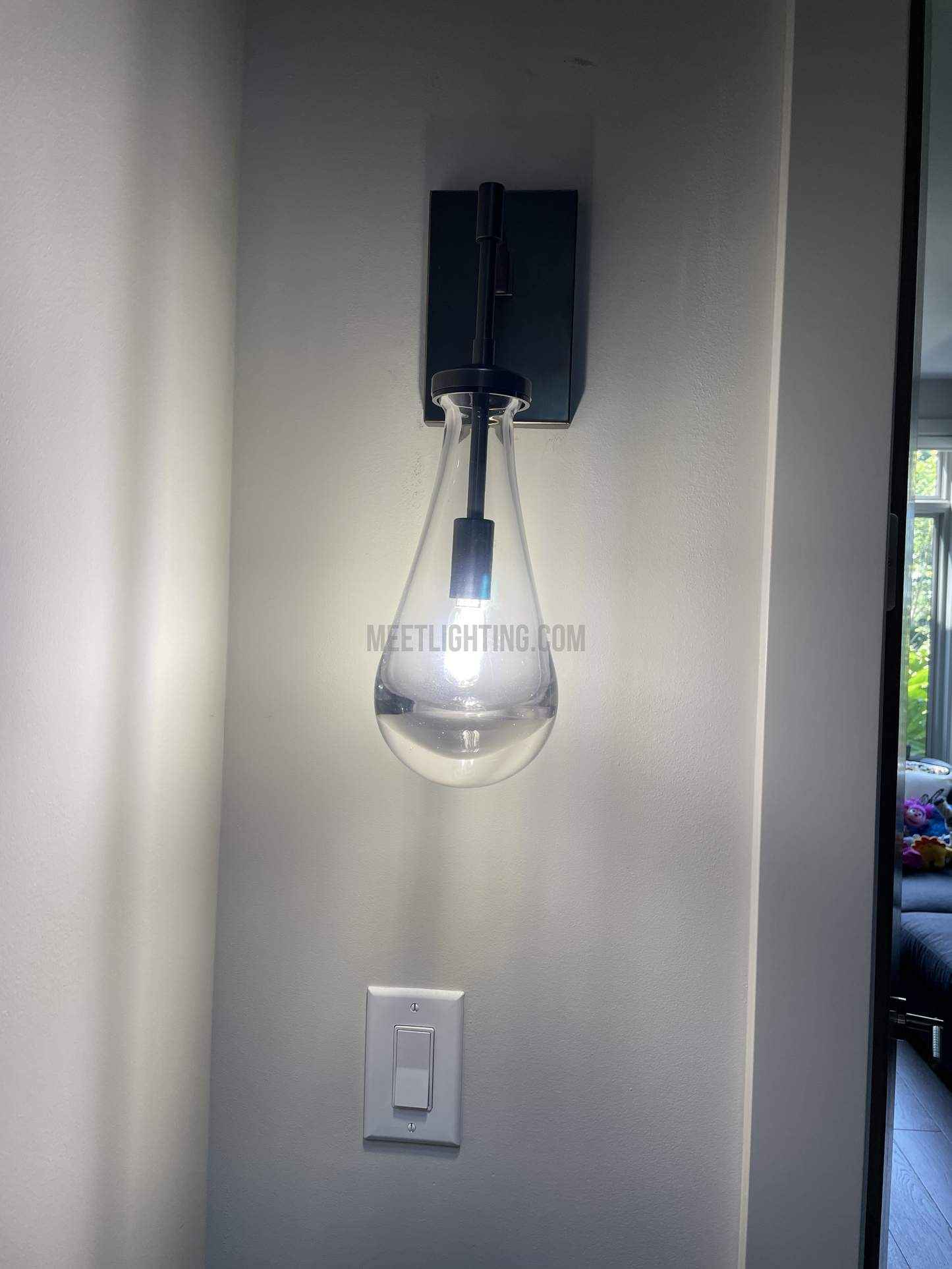 Raindrop Modern Solid Wall Sconce(Rod)-Meet Lighting