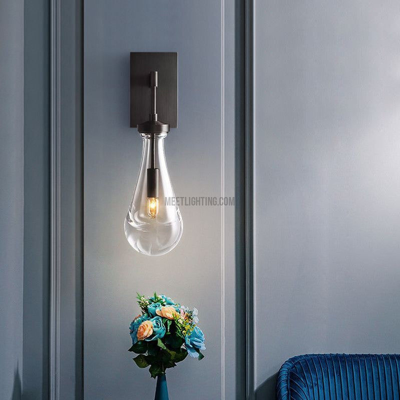 Raindrop Modern Solid Wall Sconce(Rod)-Meet Lighting