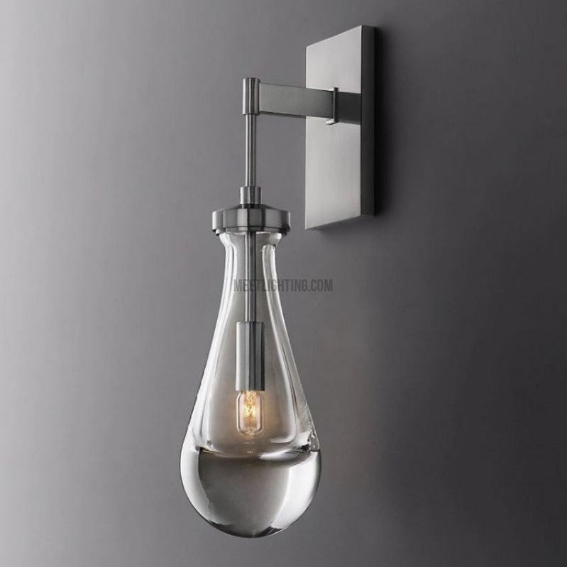 Raindrop Modern Solid Wall Sconce(Rod)-Meet Lighting