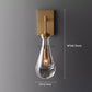 Raindrop Modern Solid Wall Sconce(Rod)-Meet Lighting