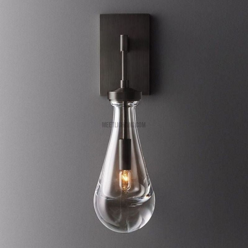 Raindrop Modern Solid Wall Sconce(Rod)-Meet Lighting