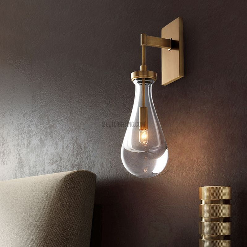 Raindrop Modern Solid Wall Sconce(Rod)-Meet Lighting