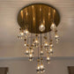 Raindrop Round Chandelier 36" 13-Lights , Rain Chandelier For Dining Room-Meet Lighting