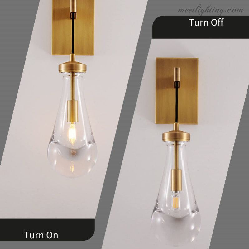 Raindrop Sconce-Meet Lighting