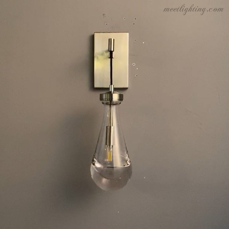 Raindrop Sconce-Meet Lighting