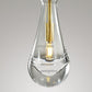 Raindrop round chandelier 5"(rod)-Meet Lighting