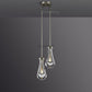 Raindrop round chandelier 5"(rod)-Meet Lighting