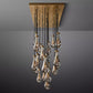 Raindrop Rectangle Chandelier 72" chandeliers for dining room,chandeliers for stairways,chandeliers for foyer,chandeliers for bedrooms,chandeliers for kitchen,chandeliers for living room RBRIGHTS   