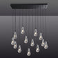 Modern Raindrop Rectangle Chandelier