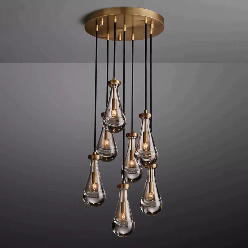 Rain Round Chandelier 18"