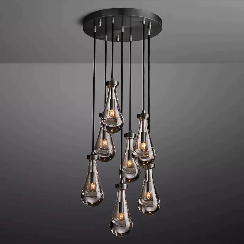 Rain Round Chandelier 18"