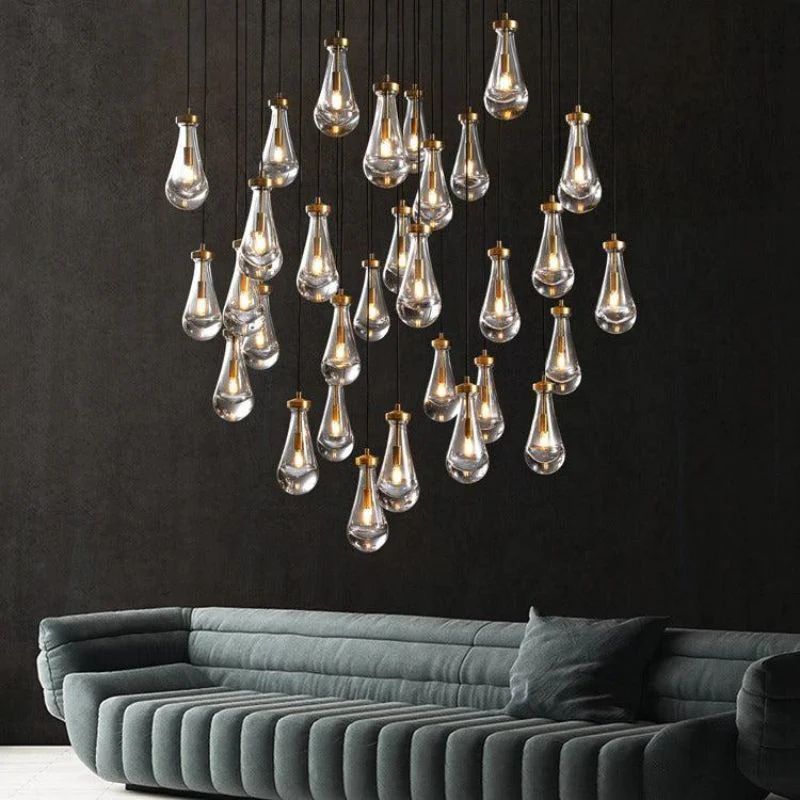 Rain Round Chandelier 60"
