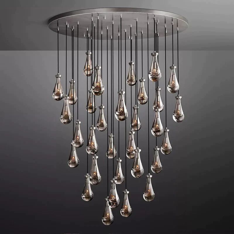 Rain Round Chandelier 60"