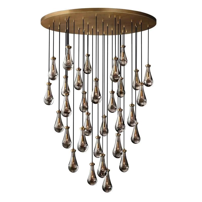 Rain Round Chandelier 60"