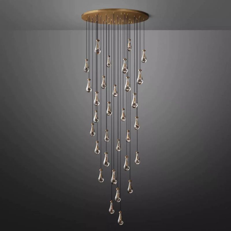 Rain Round Chandelier 60"