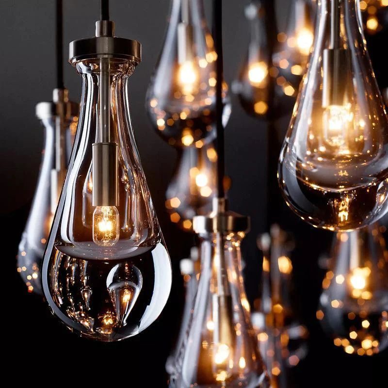 Rain Round Chandelier 60"