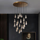 Modern Luxury Raindrop Round Chandelier,Raindrop Pendant Chandelier