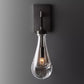 Raindrop Wall Sconce Cord wall sconce for bedroom,wall sconce for dining room,wall sconce for stairways,wall sconce for foyer,wall sconce for bathrooms,wall sconce for kitchen,wall sconce for living room RBRIGHTS MatteBlack  