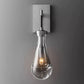 Raindrop Wall Sconce Cord wall sconce for bedroom,wall sconce for dining room,wall sconce for stairways,wall sconce for foyer,wall sconce for bathrooms,wall sconce for kitchen,wall sconce for living room RBRIGHTS SatinNickel  