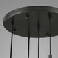Raindrop round chandelier 14"(cord)