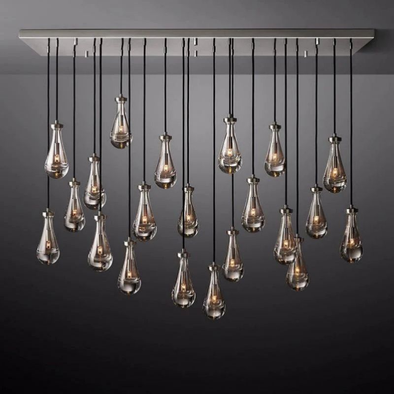 Rain Rectangular Chandelier 72"