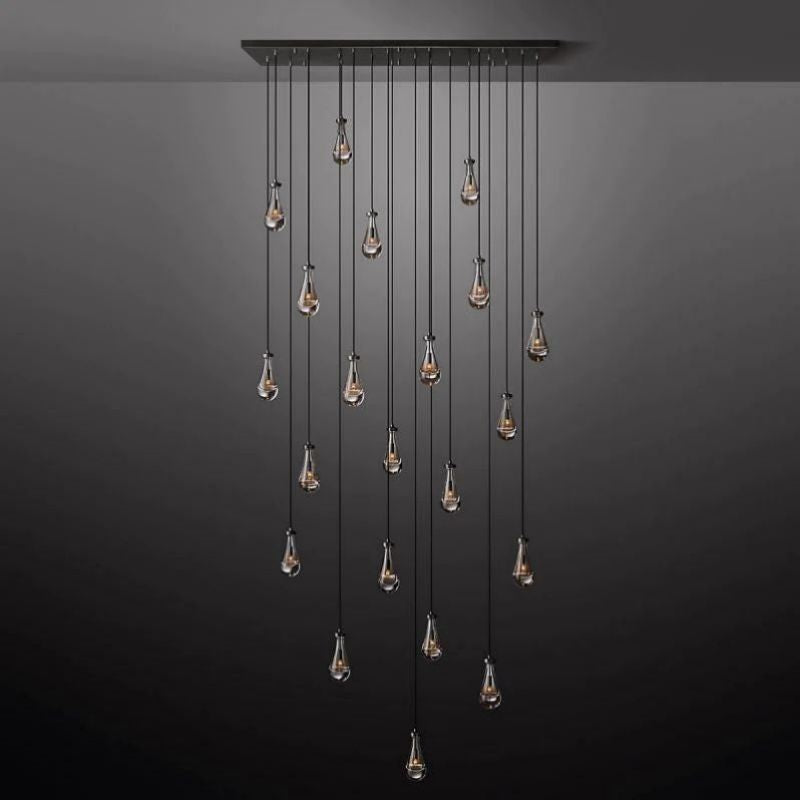 Rain Rectangular Chandelier 72"