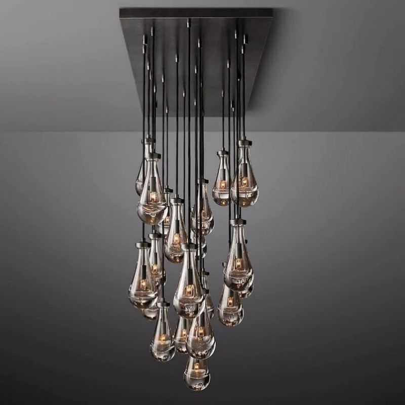 Rain Rectangular Chandelier 72"