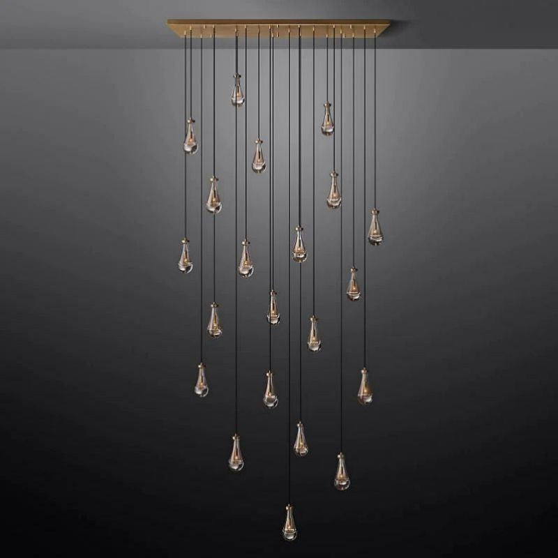 Rain Rectangular Chandelier 72"