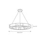 Ravage Round Chandelier Alabaster Halo Round Chandelier