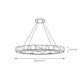 Ravage Round Chandelier Alabaster Halo Round Chandelier